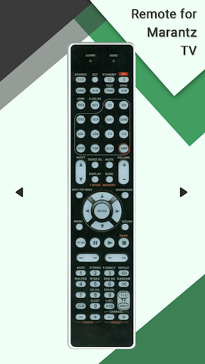 Remote for Marantz TV Screen 3