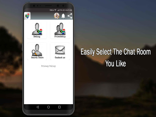 South Africa Social Chat Screen 2