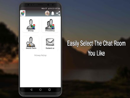 South Africa Social Chat Screen 2