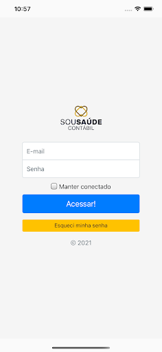 Android application Sou Saúde Contábil screenshort