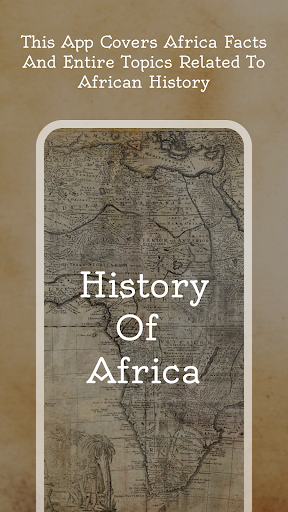 Android application Africa's History screenshort