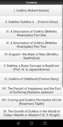 Suffering (Dukkha) Screen 2
