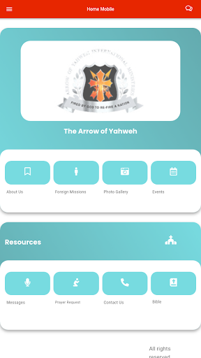 Android application The Arrow of Yahweh screenshort