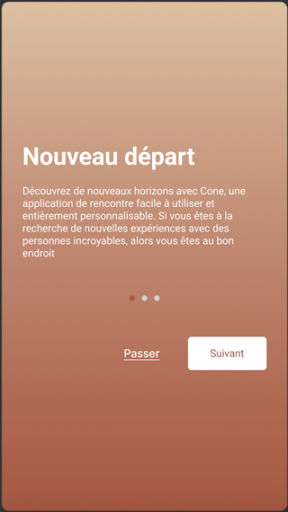 Android application WeeCone screenshort