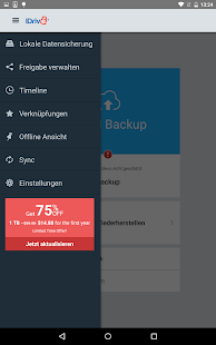 IDrive Online Backup Screenshot
