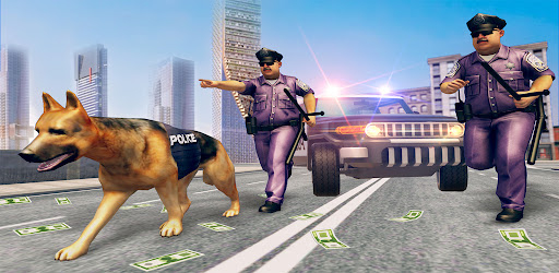 US Police Dog Attack Game cover