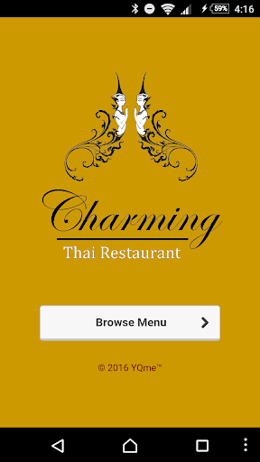 Android application Charming Thai Restaurant screenshort
