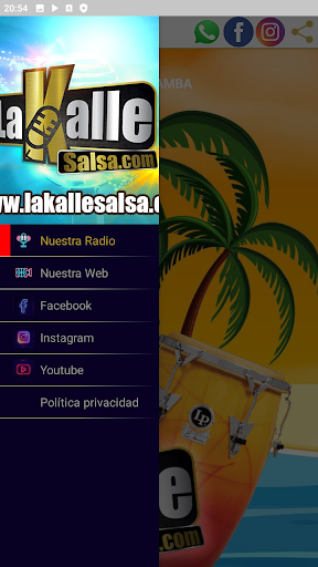 La kalle Salsa Radio Screen 2