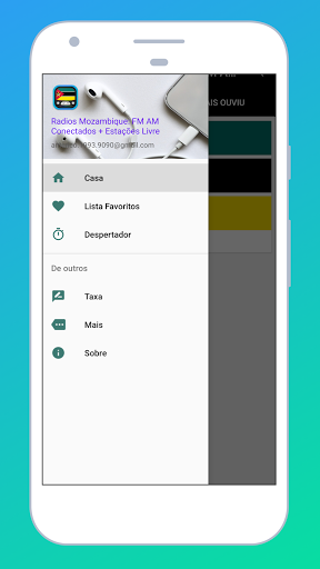 Android application Radio Mozambique: FM AM Online screenshort