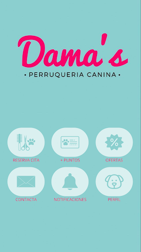 Android application Dama's Perruqueria canina screenshort