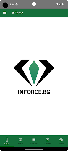 Android application InForceBG screenshort