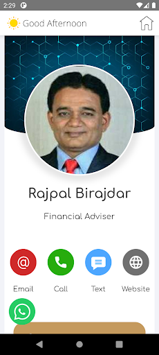 Android application Rajpal Birajdar screenshort