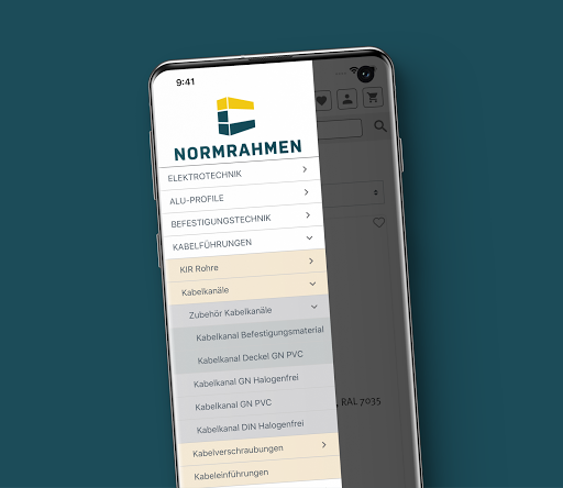 Android application Normrahmen screenshort