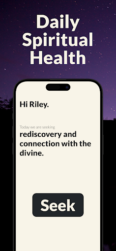 Android application Seek: Daily Spiritual Growth screenshort