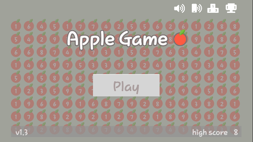 Android application Apple Game screenshort