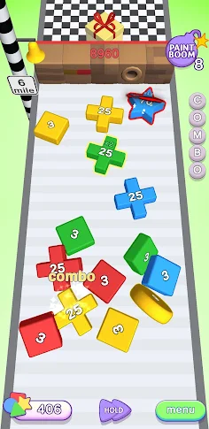 Bustle Shape: 3D merge game 20 - Screenshot 1