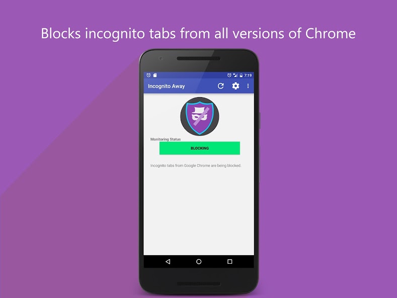 Incognito Away - Disable Incog screenshot