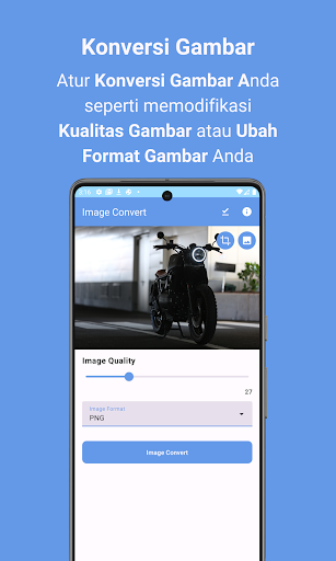 Android application Image Converter - JPG/WEBP/PNG screenshort
