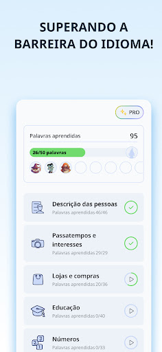 Visualização do aplicativo