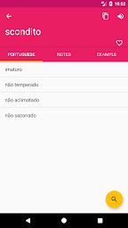 Italian Portuguese Offline Dictionary & Translator