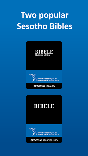 Android application The Bible in Sesotho screenshort