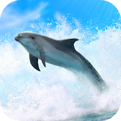 イルカの3d 壁紙を生きる Google Play のアプリ