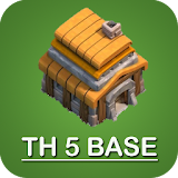 New COC Town Hall 5 Base icon