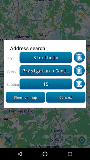 Map of Stockholm offline Screen 3