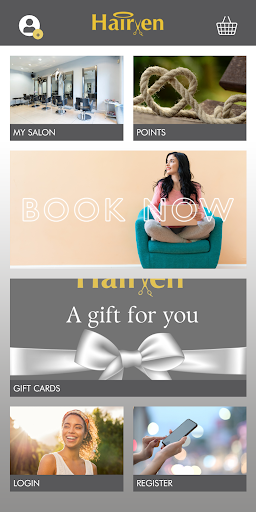 Android application Hairven Salons screenshort