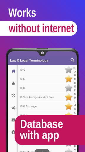 Law & Legal Terminology Screen 3