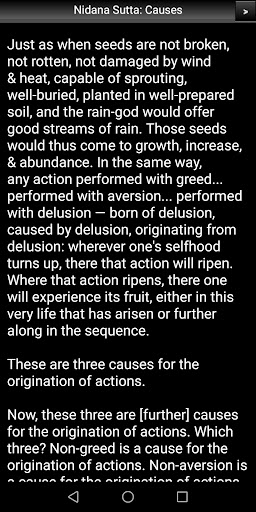 Causes Sutta - Buddhism Screen 3