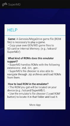 SuperMD (All in One Emulator) - Screenshot 2