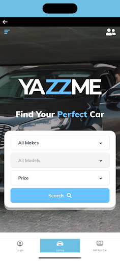 Android application Yazzme Cars screenshort