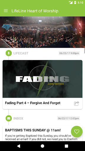LifeLine Heart of Worship Screen 2