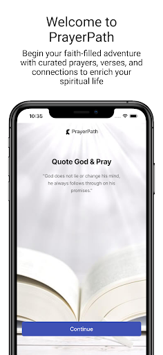Android application PrayerPath screenshort