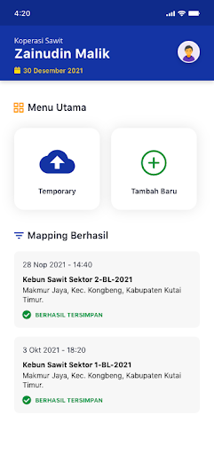 E-STDB Kutai Timur Screen 2