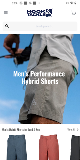 Android application Hook & Tackle screenshort