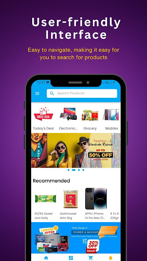 Android application Perikart screenshort
