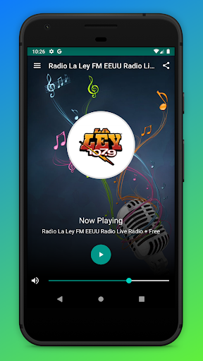 Android application La Ley 107.9 Chicago Radio FM screenshort