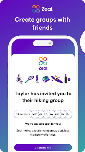 Zeal - Activities with Friends Screen 2