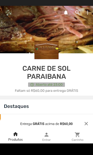 Android application Carne de Sol Paraibana screenshort