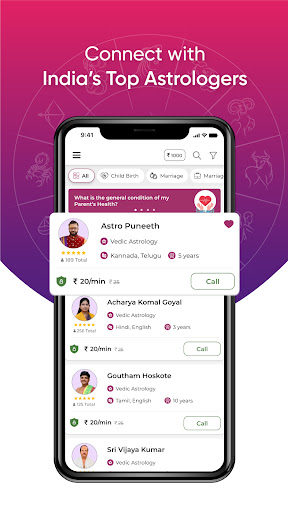 Livastro: Talk to Astrologers Screen 2