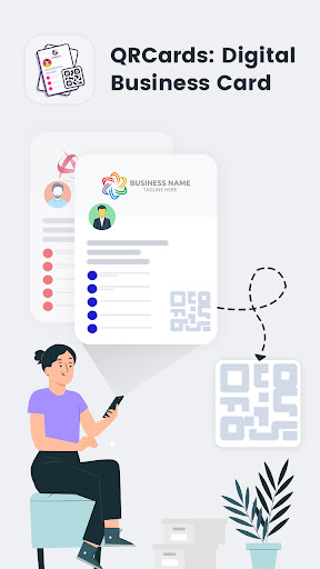 Android application QRCards: Digital Business Card screenshort