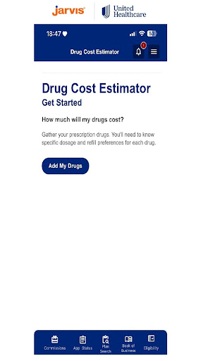 Screenshot of Jarvis (UnitedHealthcare)