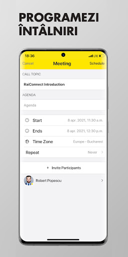 RaiConnect RBRO Screen 2