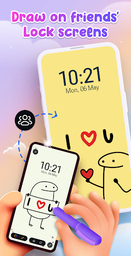 Lockscreen Drawing Screenshot 2 - AppWisp.com