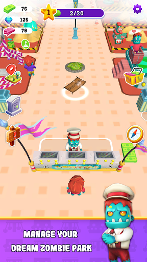 Android application Idle Park Tycoon: Zombie World screenshort