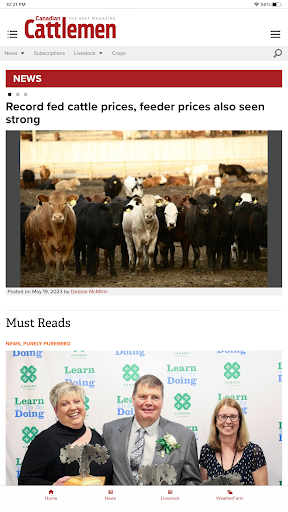 Canadian Cattlemen 2.0 Screen 2