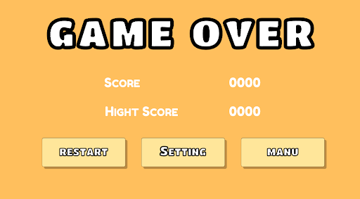 Android application Dino D Run screenshort
