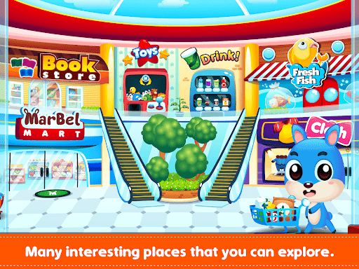 Screenshot of Marbel Supermarket Kids Games